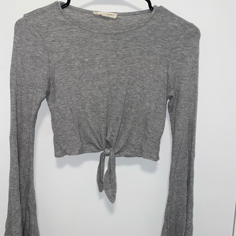 LA hearts Long Sleeve Crop top